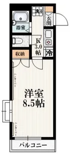 シャトーアリオン【2階】の間取り