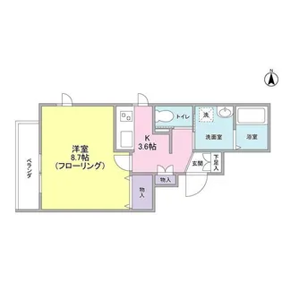 ヴィヴェール笹塚【3階】の間取り