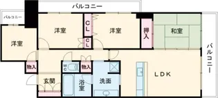 BELISTAタワー取手駅前【14階】の間取り