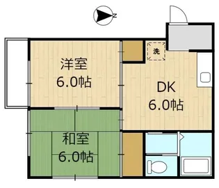 エクセルピア【2階】の間取り
