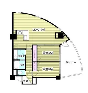 クリスタルタワー【4階】の間取り
