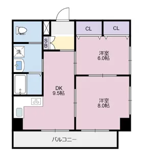 グランフロント東吉野【5階】の間取り
