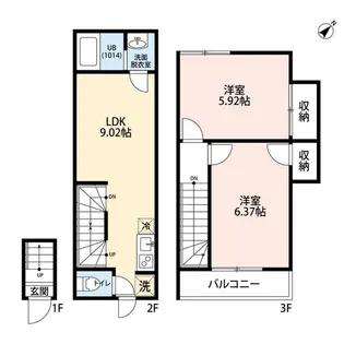 エクセラン吉祥寺の間取り