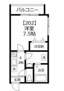 プレジオ亀沢【2階】の間取り