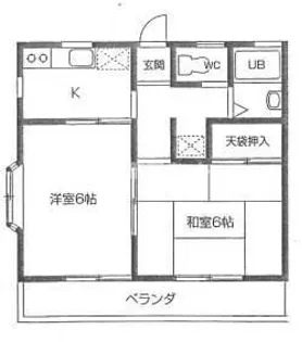 羽折公園ハウス【2階】の間取り