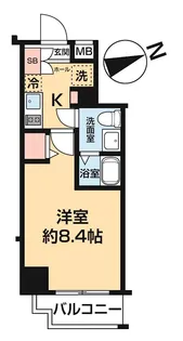 XEBEC ID 浅草【6階】の間取り