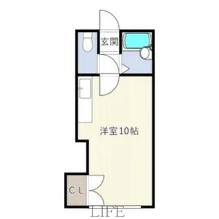 INOVE札幌平岸2条【4階】の間取り