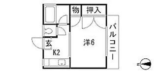 コーポラスたんぽぽ【1階】の間取り