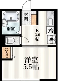 カーサブランカ【2階】の間取り