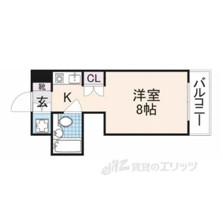 クレアーレ学園前【2階】の間取り