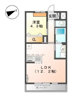 ガーネット【1階】の間取り