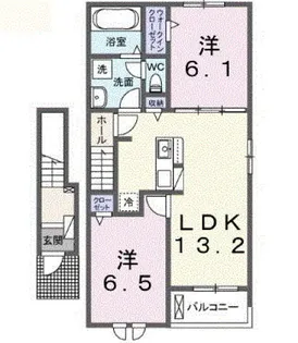 グリフィンドールII【2階】の間取り
