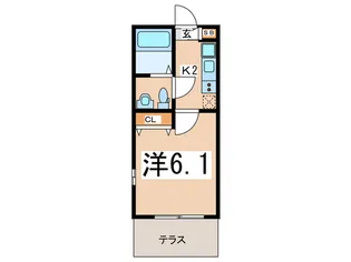 BELLAVISTA戸塚【1階】の間取り
