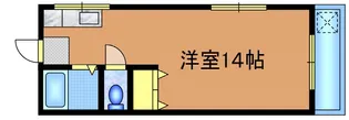 東マンション【1階】の間取り