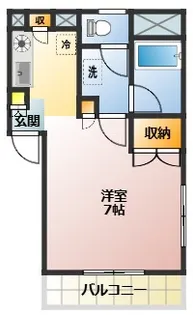 スカイパレス東武練馬【2階】の間取り