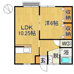 シティメゾンK&K【2階】の間取り