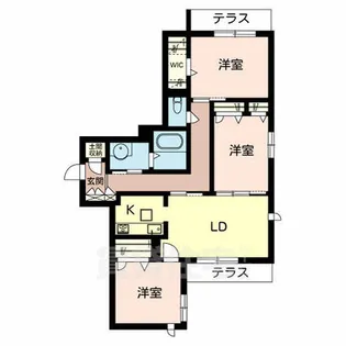 シャーメゾン モーヒロ【1階】の間取り
