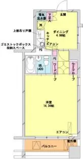 HF八丁堀レジデンスII【9階】の間取り