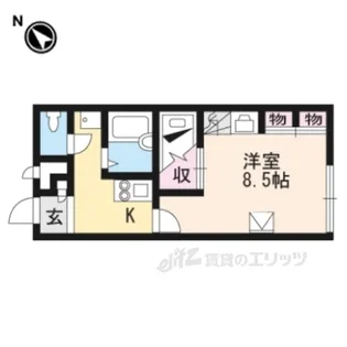 レオパレス雅荘【1階】の間取り