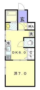 水田ビル【1階】の間取り