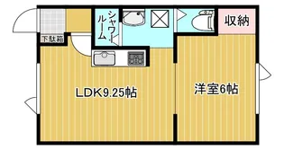 第36日研ハイツ【2階】の間取り