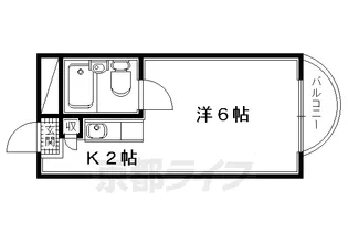 ラ・フェスタ牧野【2階】の間取り
