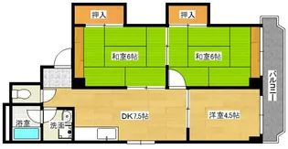 メイゾン小町【2階】の間取り