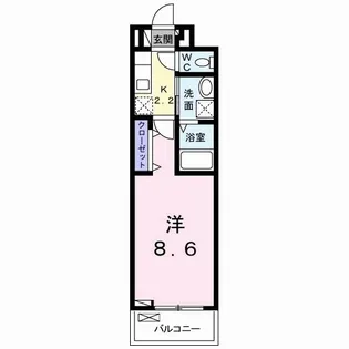 メゾン TOZEN【3階】の間取り