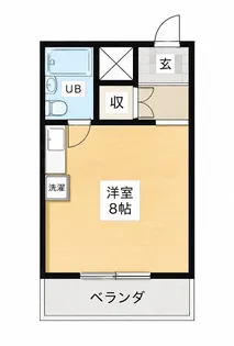 横浜エースマンション【1階】の間取り