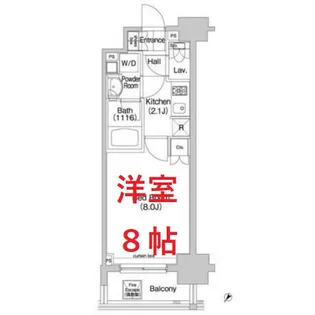 コンフォリア三田EAST【7階】の間取り