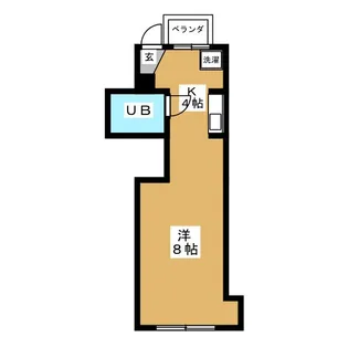 テラスカタクラ【1階】の間取り