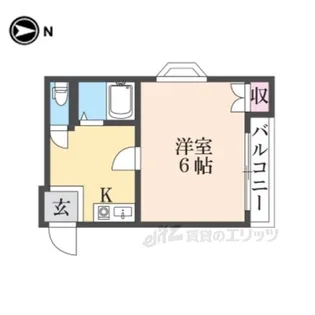 ゴッドフィールド布施【2階】の間取り