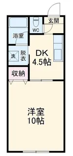 グリーンハイツ北島A【2階】の間取り