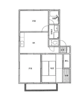 フイオーレ花町A棟【2階】の間取り