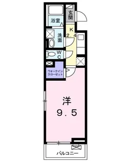リーヌ並木I【3階】の間取り