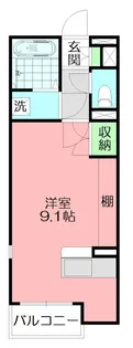ミランダラウレア湘南【2階】の間取り