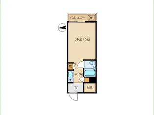 山中ハイツ【3階】の間取り