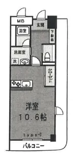 日信ビル【9階】の間取り