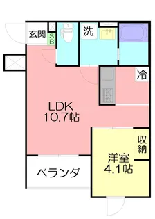 Sette Luce【1階】の間取り