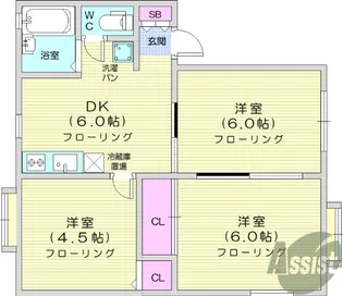 レクサス南光台1【1階】の間取り