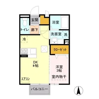 セピアコート【1階】の間取り