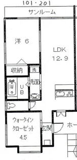 プラバーヒル【2階】の間取り