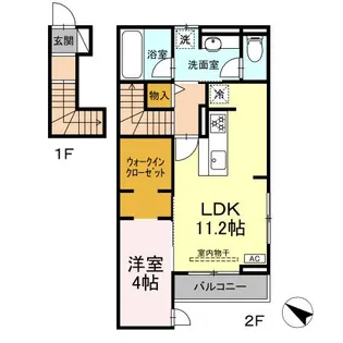 コンシェール草薙【2階】の間取り