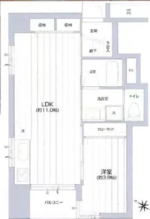 モンテベルデ六義園【10階】の間取り