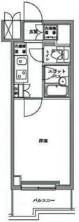 ルーブル都立家政弐番館【1階】の間取り