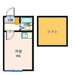 スカイピア東村山【1階】の間取り