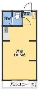 コーポアルカディアI【2階】の間取り