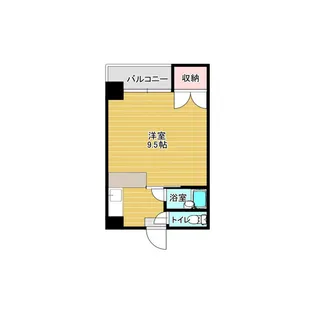 フローラル新屋敷【5階】の間取り