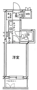 メルシー上池台【4階】の間取り