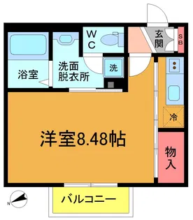 フォルス11【2階】の間取り